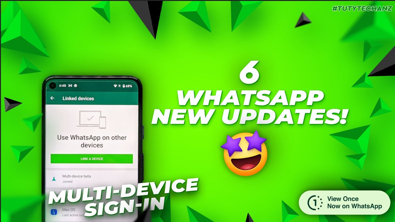WhatsApp BETA New Updates 2021 | Multidevice Sign-in | WhatsApp Upcoming Updates! - TUTY TECHANZ