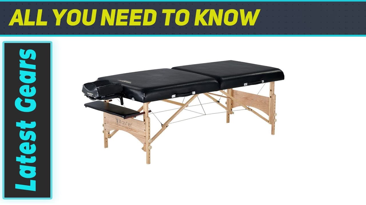 32′ Gibraltar LX Assage Table, Black, Perfect For Larger Clients