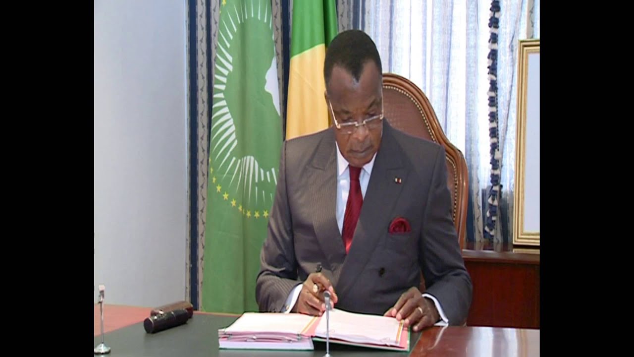 Promulgation de la Constitution du 6 Novembre 2015 au Congo YouTube