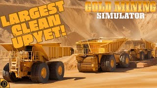 My BIGGEST Clean out Yet!  - Gold Mining Simulator (GOLD RUSH THE GAME)