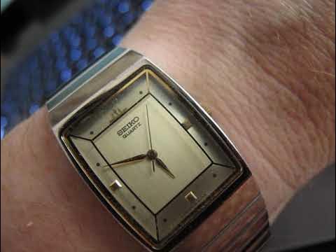 Seiko 8Y21 5030 glass number 0210 R quartz vintage - YouTube