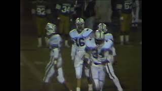 EBHS Football vs JP Stevens Hawks 10/31/1986