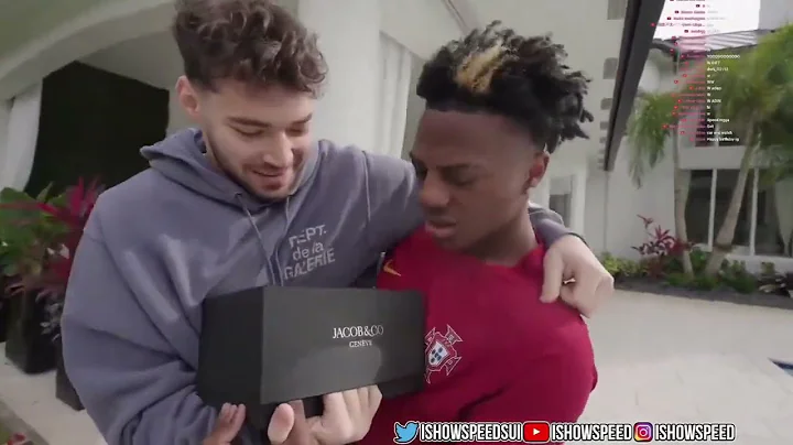 ADIN ROSS JUST BOUGHT SPEED A $150,000 CR7 JACOB & CO WATCH FOR HIS BIRTHDAY