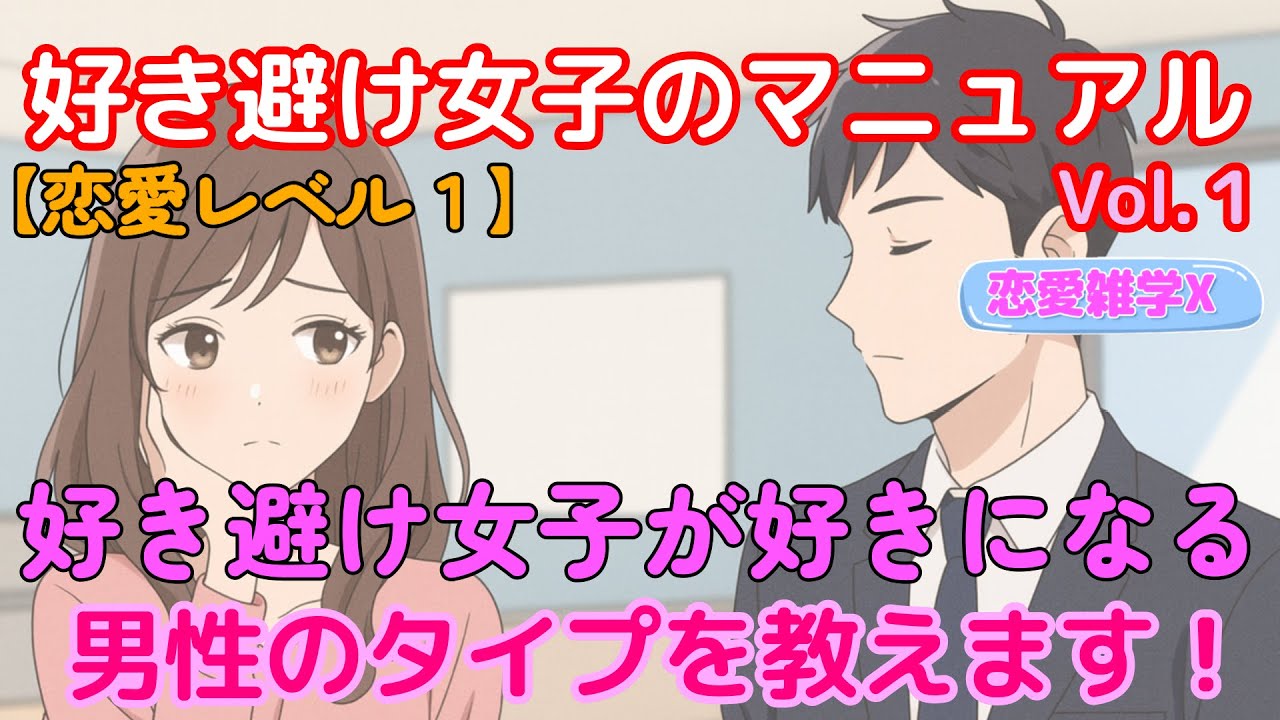 【恋愛雑学マスターＸ】好き避け女子が好きになる男性のタイプ！#恋愛心理 #女性心理 #好きサイン