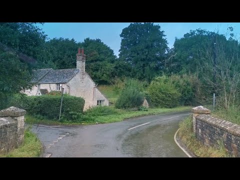 Driving in England. M40 to Daylesford , Cotswold District