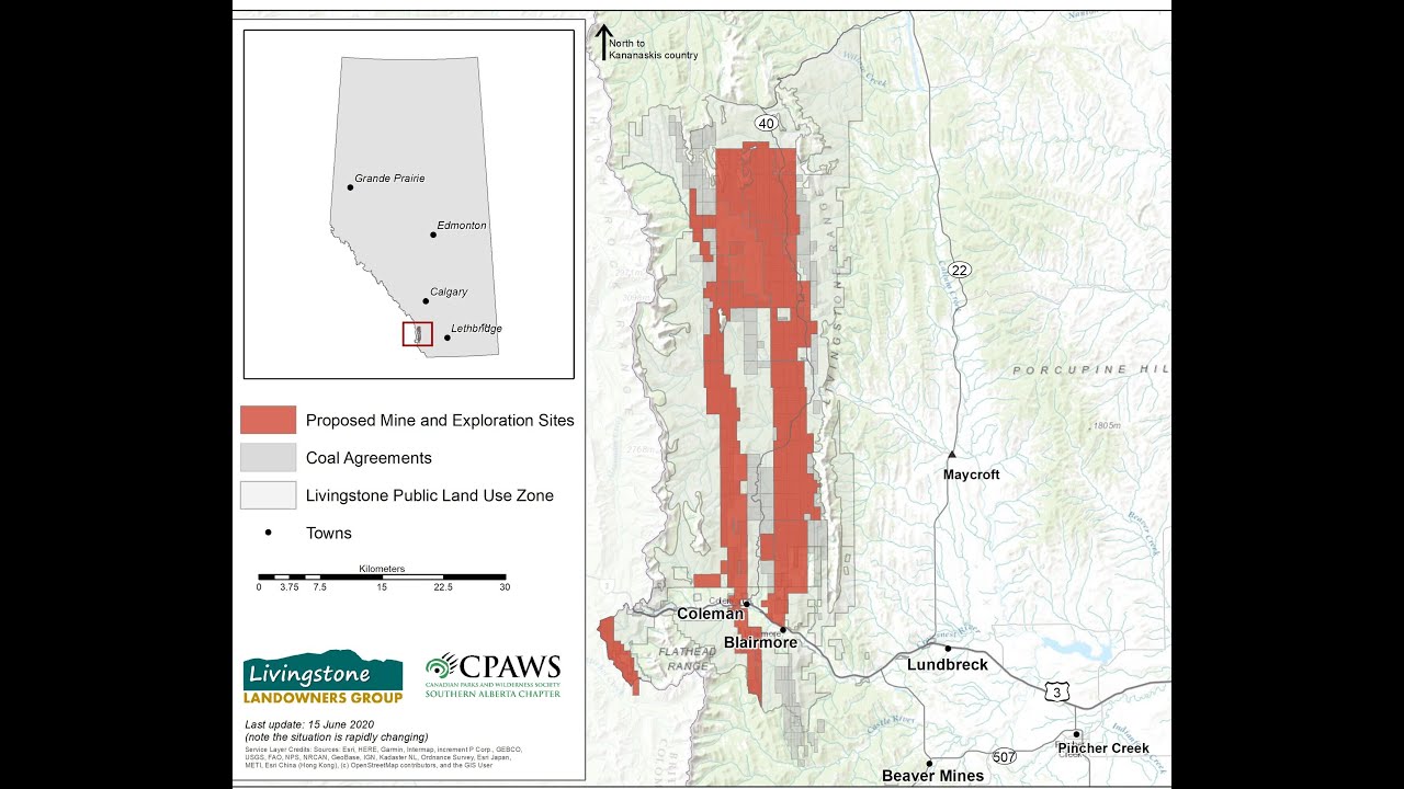 Northback Grassy Mountain Coal Mining Project in Alberta