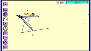 Constructing an Angle Bisector with MathsPad