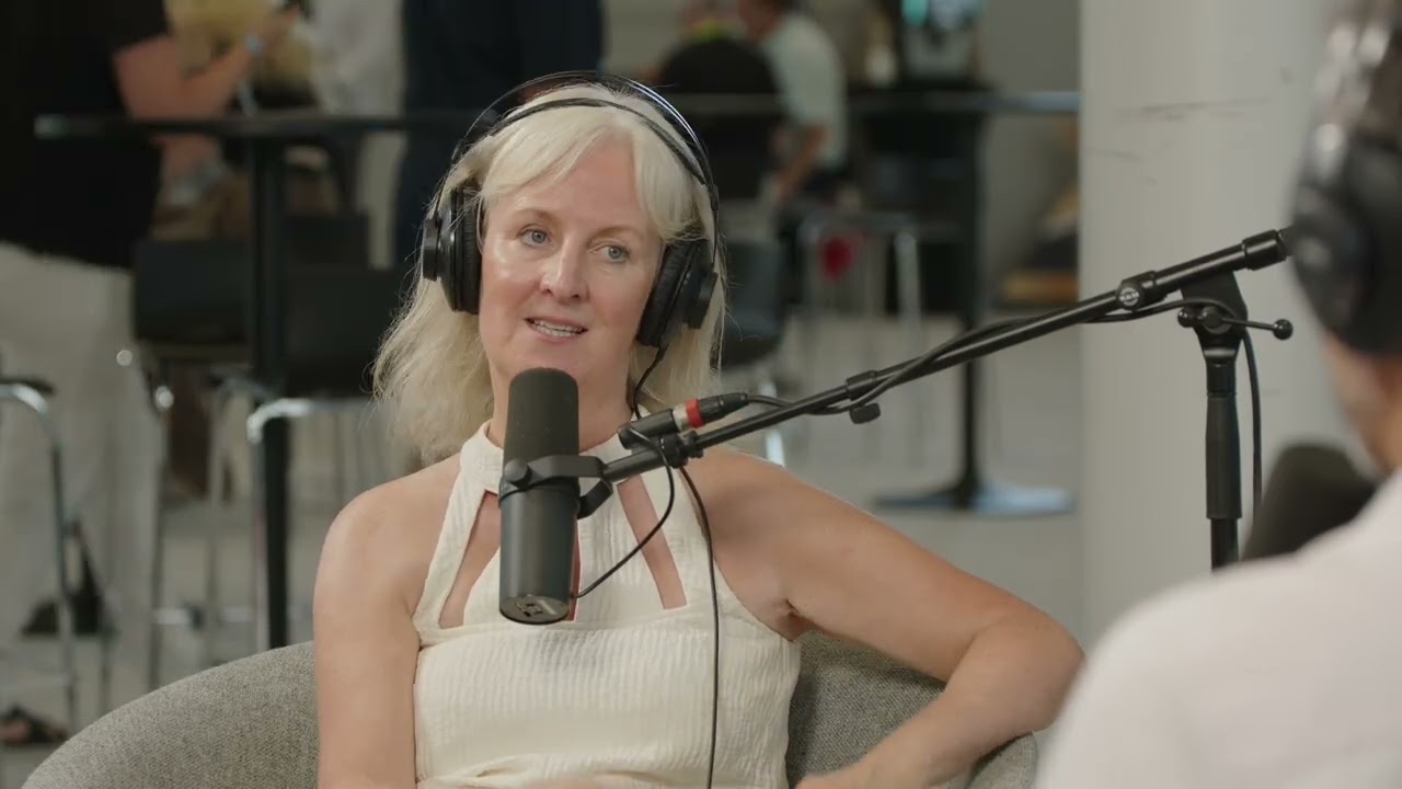 Immobilienmaklerin Marion Schramm im Podcast auf der Deutschen Immobilienmesse