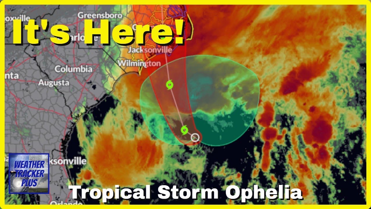 🔴 LIVE: It's Here! Tropical Storm Ophelia & Severe Weather Coverage - 9 ...