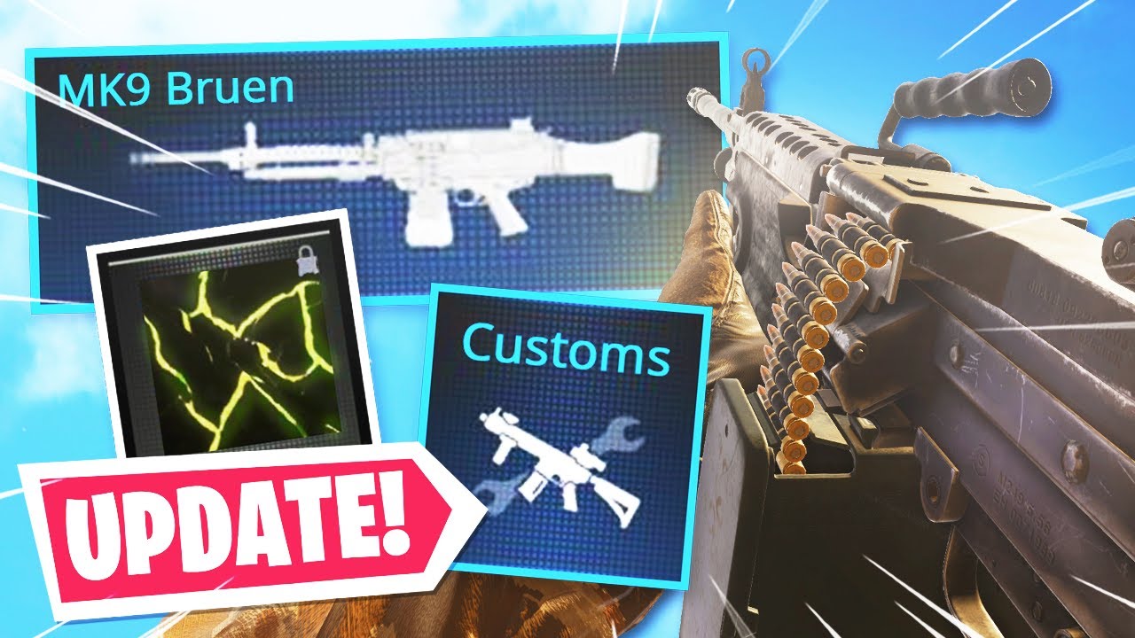 NEW MODERN WARFARE SEASON 3 UPDATE! (1.20) - NEW "MK9 BRUEN" DLC WEAPON + GUNSMITH CUSTOMS! (COD MW)