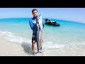 YBS Lifestyle Ep 46 - Crazy Day Bluewater Spearfishing From Jetski | Catch And Cook