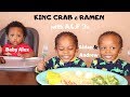 KING CRAB &amp; RAMEN with A.L.F 3x | DESHELLED SEAFOOD BOIL