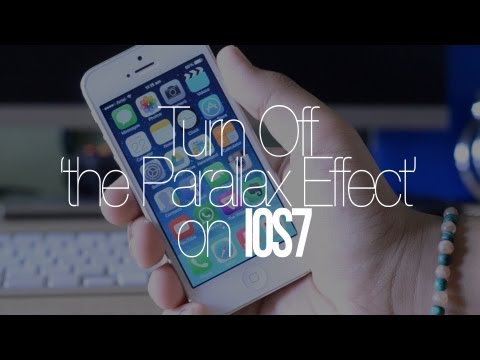 iOS 7에서 시차를 끄는 방법