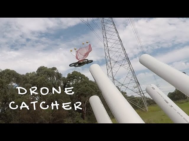 Making a drone catcher or net launcher 