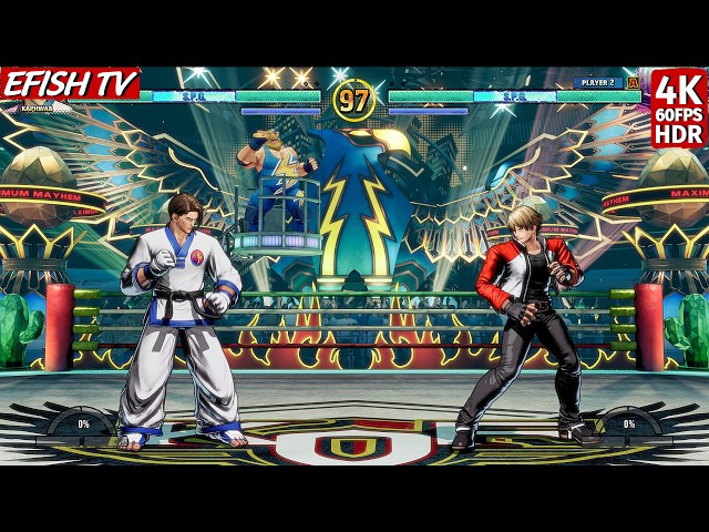 Kim Kaphwan vs Rock Howard (Max Difficulty) - Fatal Fury: CotW