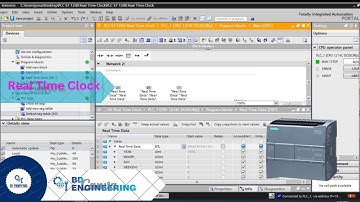Real Time Clock programming in Siemens PLC S7-1200 with TIA Portal
