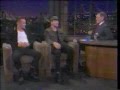 U2 on Letterman 1997 - Bono & Larry Mullen