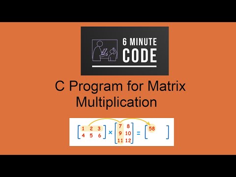 C program for Matrix Multiplication| Program to multiply two matrices in C Programming