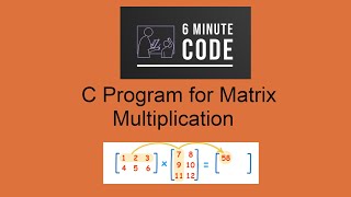 C program for Matrix Multiplication| Program to multiply two matrices in C Programming