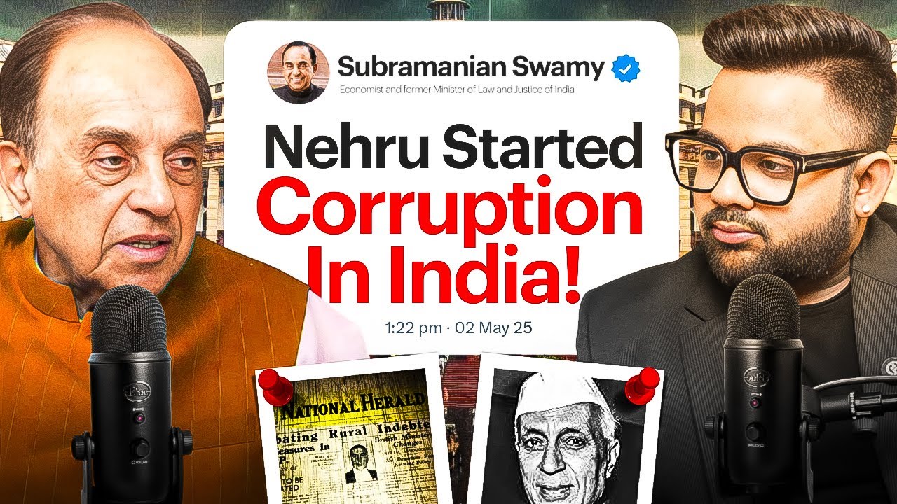 Subramanian Swamy on Politics, Narendra Modi, Rahul Gandhi, Scams, Hinduism, and Income Tax !