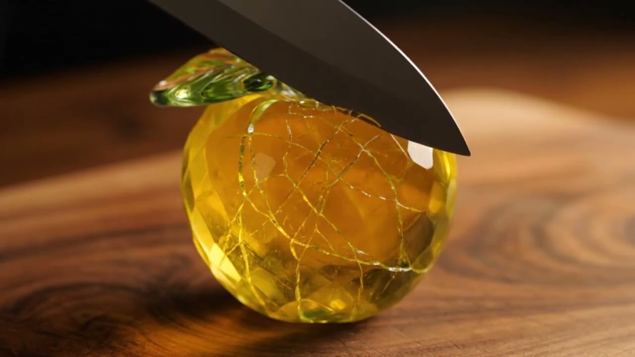 ai video cutting golden apple