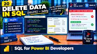 Details How to Delete Data in SQL (DELETE) — Safely ☑️ #Sqlsqlserver #ssms #powerbi #sql  Video 20/30 Update