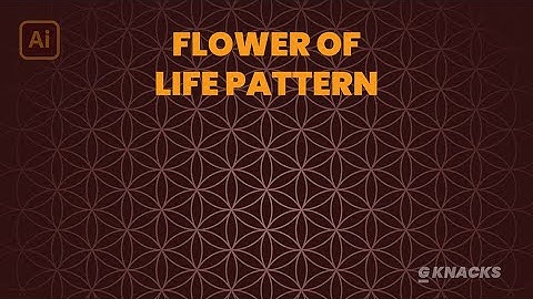 Pattern in adobe illustrator | Flower of life