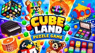 Cube Land Puzzle Game Level 324–325 | 3D Cube Puzzle Challenge! 🧩🔥 screenshot 5