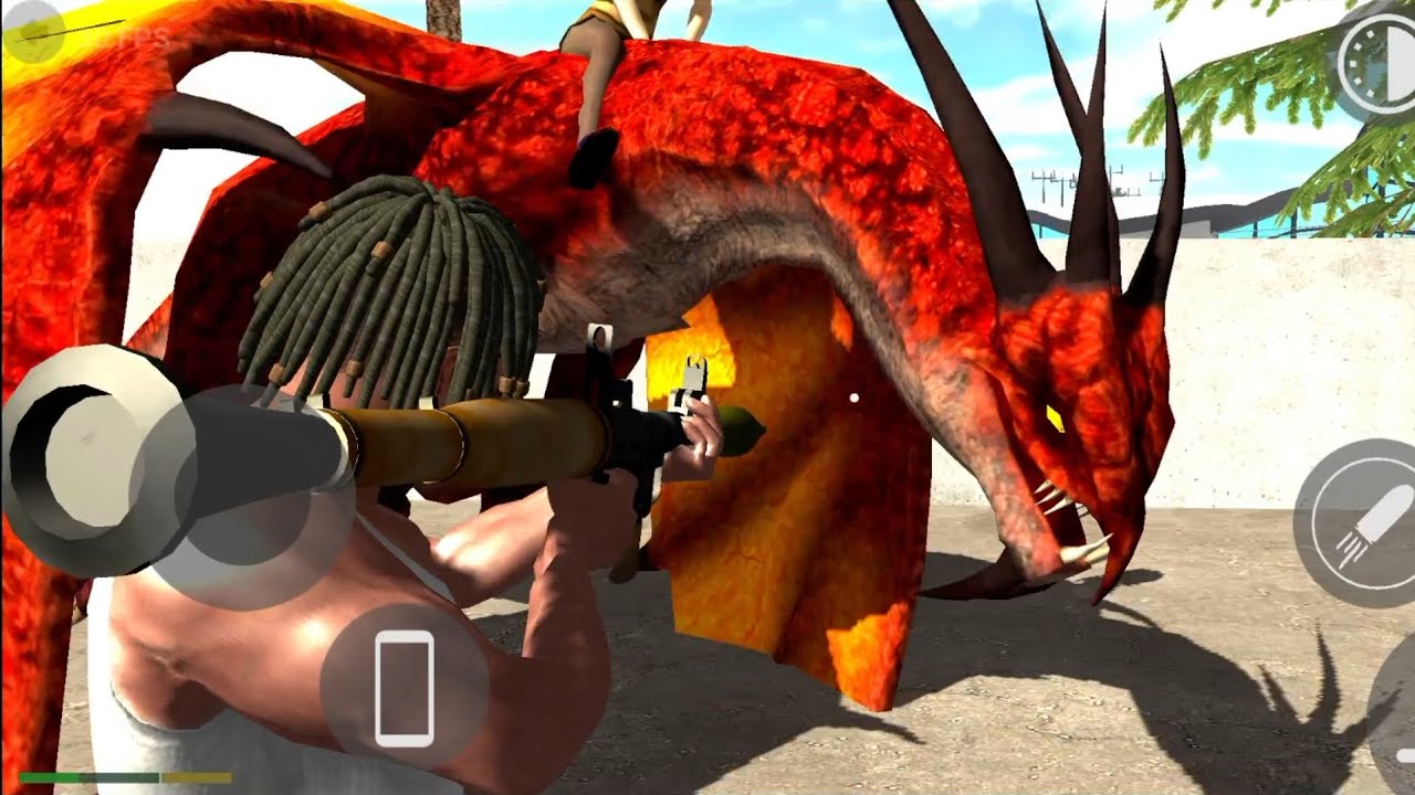 Dragon in Indian GTA v , GAME PLAY 🦖💥😱😱