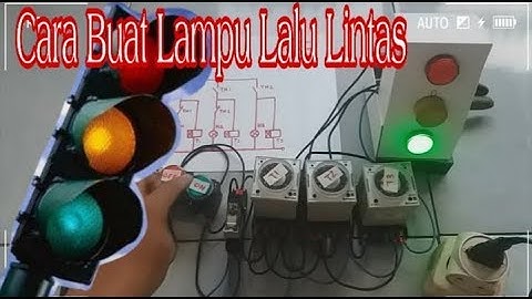 LAMPU LALU LINTAS JALAN (100% REAL)