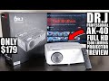 DR.J Professional AK-40 REVIEW: This Full HD Projector Is Very Bright!