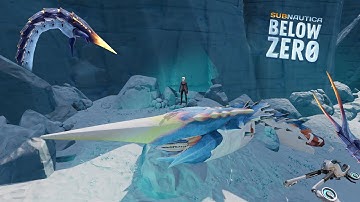 Dead Ice Worm. Subnautica: Below Zero