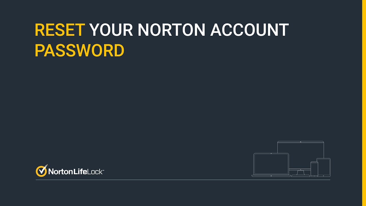 ¿Cómo reinicio mi cuenta de Norton?
