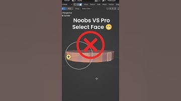 Noobs Vs Pro Select Face in Blender 😁 | Face selection shortcuts 😎 | #blender #shortcut  #tips