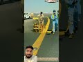 Road marking painting machine #shortsvideo #shorts #shortsfeed #trendingshorts
