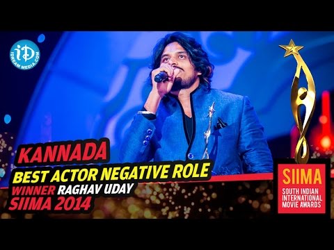 siima-2014-kannada-best-actor-in-a-negative-role---raghav-uday-|-for-jayammana-maga-movie