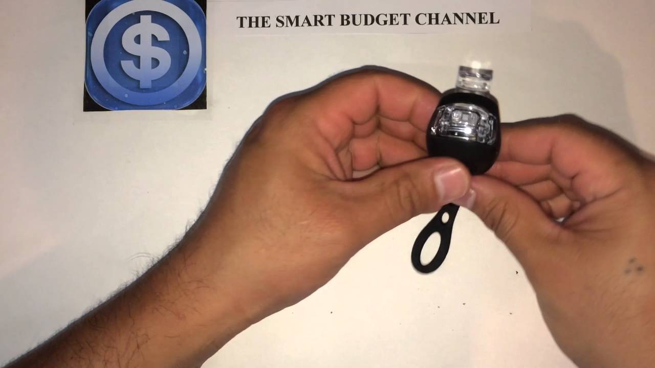 L.E.D. Bicycle Light Review Dollar Tree item of the week YouTube