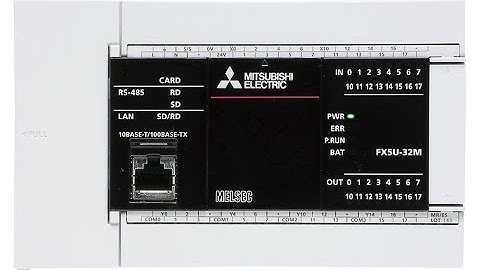 [MITSUBISHI] PLC FX5U PHÁT XUNG ĐIỀU KHIỂN SERVO MR-J4