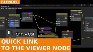 Blender Quick Tip: Instantly Connect a Compositing Node to a Viewer with CTRL SHIFT Click