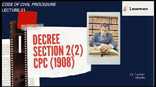 Decree Section 2(2) CPC