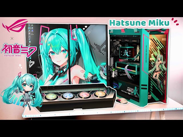 🍎 My Craziest PC Build | ROG × Hatsune Miku Epic Build, Aesthetic