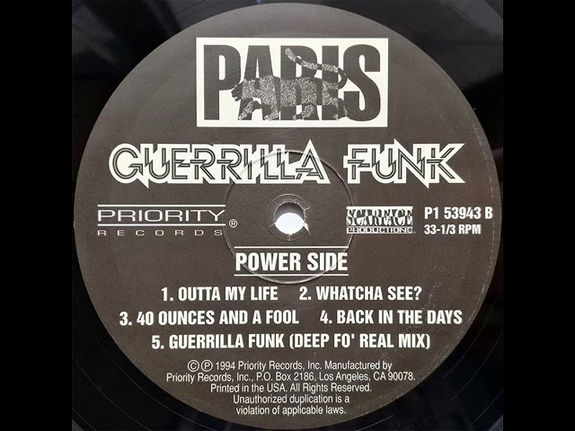 PARIS -guerrilla funk (deep fo real mix) - YouTube