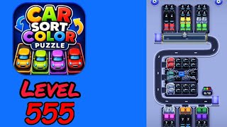 Car Sort Color Puzzle Level 555 Walkthrough
