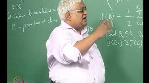 Mod-04 Lec-33 Feature Selection Criteria Function: Interclass Distance Based