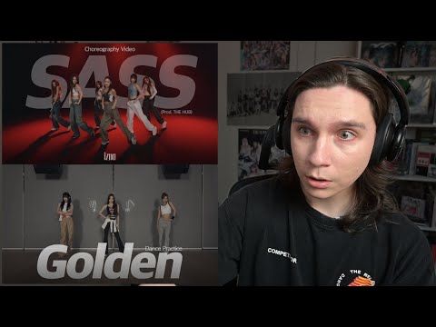 DANCER REACTS TO izna (이즈나) 'SASS' Choreography Video & 'Golden' Dance Practice (KCON LA 2025 ver.)