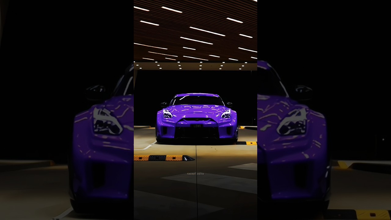 GTR R35 edit 💜🔥#shorts #nissan #gtr #r35 #cars #edit #viral #viralvideo