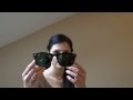 Ray-Ban Wayfarer 2140 size comparison (50 mm vs 54 mm) on woman's face | FULL HD 1080p