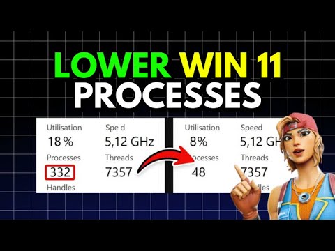 Lower Windows 11 Processes For MAX FPS (2026)