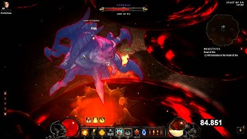 Diablo 3 - Killing Azmodan on Inferno (Monk) (1.0.3)
