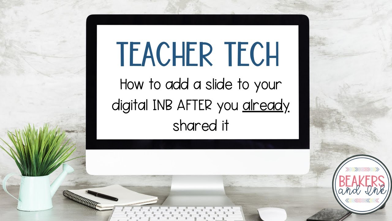 How to add a slide to your digital interactive notebook after it has ...